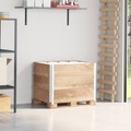 vidaXL, vidaXL Paletten-Aufsatzrahmen 3 Stk. 80x60 cm Massivholz Kiefer