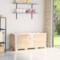 vidaXL, vidaXL Paletten-Aufsatzrahmen 3 Stk. 150x50 cm Massivholz Kiefer