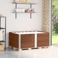 vidaXL, vidaXL Paletten-Aufsatzrahmen 3 Stk. Braun 150x100cm Massivholz Kiefer