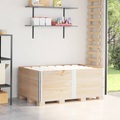 vidaXL, vidaXL Paletten-Aufsatzrahmen 3 Stk. 150x100 cm Massivholz Kiefer