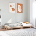 vidaXL, vidaXL Massivholzbett ohne Matratze 90x190 cm Kiefernholz