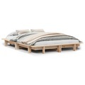 vidaXL, vidaXL Massivholzbett ohne Matratze 150x200 cm Kiefernholz