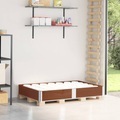 vidaXL, vidaXL Paletten-Aufsatzrahmen Braun 150x100 cm Massivholz Kiefer