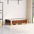 vidaXL, vidaXL Paletten-Aufsatzrahmen Braun 120x80 cm Massivholz Kiefer