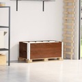 vidaXL, vidaXL Paletten-Aufsatzrahmen 2 Stk. Braun 100x50 cm Massivholz Kiefer