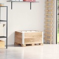 vidaXL, vidaXL Paletten-Aufsatzrahmen 2 Stk. 80x60 cm Massivholz Kiefer