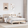 vidaXL, vidaXL Massivholzbett ohne Matratze 160x200 cm Kiefernholz