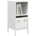 vidaXL, vidaXL Sideboard Weiß 35x39x73,5 cm Kaltgewalzter Stahl