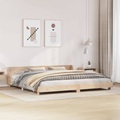 vidaXL, vidaXL Massivholzbett mit Kopfteil 200x200 cm Kiefer