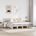vidaXL, vidaXL Massivholzbett ohne Matratze 200x200 cm Kiefer