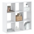 vidaXL, vidaXL Bücherregal Weiß 102x32x102 cm Holzwerkstoff