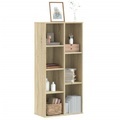 vidaXL, vidaXL Bücherregal Sonoma-Eiche 50x25x105 cm Holzwerkstoff