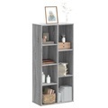 vidaXL, vidaXL Bücherregal Grau Sonoma 50x25x105 cm Holzwerkstoff
