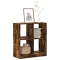 vidaXL, vidaXL Bücherregal Räuchereiche 68,5x32x75 cm Holzwerkstoff