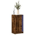 vidaXL, vidaXL LED-Sideboard Räuchereiche 42,5x34x85 cm Holzwerkstoff