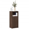 vidaXL, vidaXL LED-Sideboard Braun Eichen-Optik 42,5x34x100 cm Holzwerkstoff