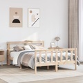 vidaXL, vidaXL Massivholzbett ohne Matratze 140x200 cm Kiefernholz