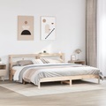 vidaXL, vidaXL Massivholzbett ohne Matratze 180x200 Kiefernholz