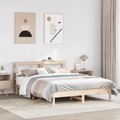 vidaXL, vidaXL Massivholzbett ohne Matratze 135x190 cm Kiefernholz