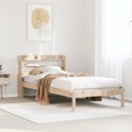 vidaXL, vidaXL Massivholzbett ohne Matratze 75x190 cm Kiefernholz