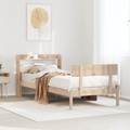 vidaXL, vidaXL Massivholzbett ohne Matratze 100x200 cm Kiefernholz