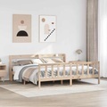 vidaXL, vidaXL Massivholzbett ohne Matratze 200x200 cm Kiefer