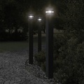 vidaXL, vidaXL Wegeleuchte Schwarz 110 cm Aluminium