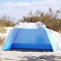 vidaXL, vidaXL Strandzelt 2 Personen Azurblau Quick Release Wasserdicht
