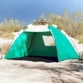vidaXL, vidaXL Strandzelt 2 Personen Seegrün Quick Release Wasserdicht
