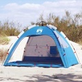 vidaXL, vidaXL Strandzelt 2 Personen Azurblau Quick Release Wasserdicht