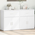 vidaXL, vidaXL Sideboards 2 Stk. Weiß 60x31x70 cm Holzwerkstoff