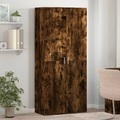 vidaXL, vidaXL Schuhschrank Räuchereiche 80x39x178 cm Holzwerkstoff