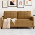 vidaXL, vidaXL 2-Sitzer-Sofa Braun 140 cm Samt