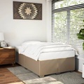 vidaXL, vidaXL Bettgestell Cappuccino-Braun 120x200 cm Kunstleder