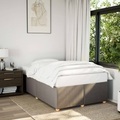 vidaXL, vidaXL Bettgestell Taupe 120x190 cm Stoff