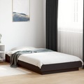vidaXL, vidaXL Bettgestell Schwarz 75x190 cm Holzwerkstoff