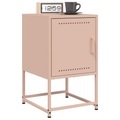 vidaXL, vidaXL Nachttische 2 Stk. Rosa 36x39x60,5 cm Stahl