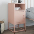 vidaXL, vidaXL Nachttisch Rosa 36x39x78 cm Stahl