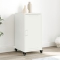 vidaXL, vidaXL Sideboard Weiß 36x39x72 cm Kaltgewalzter Stahl