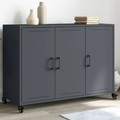 vidaXL, vidaXL Sideboard Anthrazit 100,5x39x72 cm Kaltgewalzter Stahl