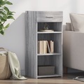 vidaXL, vidaXL Sideboard Grau Sonoma 40x42,5x93 cm Holzwerkstoff