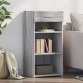 vidaXL, vidaXL Sideboard Grau Sonoma 45x42,5x93 cm Holzwerkstoff