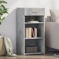 vidaXL, vidaXL Sideboard Betongrau 45x42,5x93 cm Holzwerkstoff