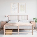 vidaXL, vidaXL Nachttische 2 Stk. Rosa 36x39x50,5 cm Stahl