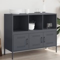 vidaXL, vidaXL Sideboard Anthrazit 100,5x39x79 cm Kaltgewalzter Stahl