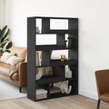 vidaXL, vidaXL Bücherregal Schwarz 100x33x156,5 cm Holzwerkstoff