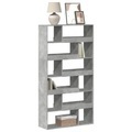 vidaXL, vidaXL Bücherregal Betongrau 100x33x187,5 cm Holzwerkstoff