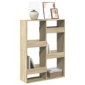 vidaXL, vidaXL Bücherregal Sonoma-Eiche 100x33x135 cm Holzwerkstoff