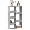 vidaXL, vidaXL Bücherregal Betongrau 100x33x155,5 cm Holzwerkstoff