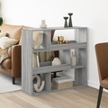 vidaXL, vidaXL Bücherregal Grau Sonoma 100x33x94,5 cm Holzwerkstoff